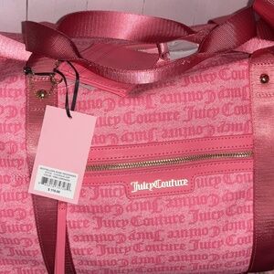 NEW Juicy Couture pink lemonade weekend duffle bag